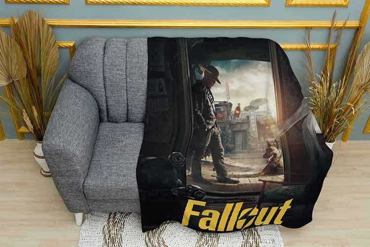 Плед Fallout Human and dog плюш однослойный 150х210 см (113002-1)