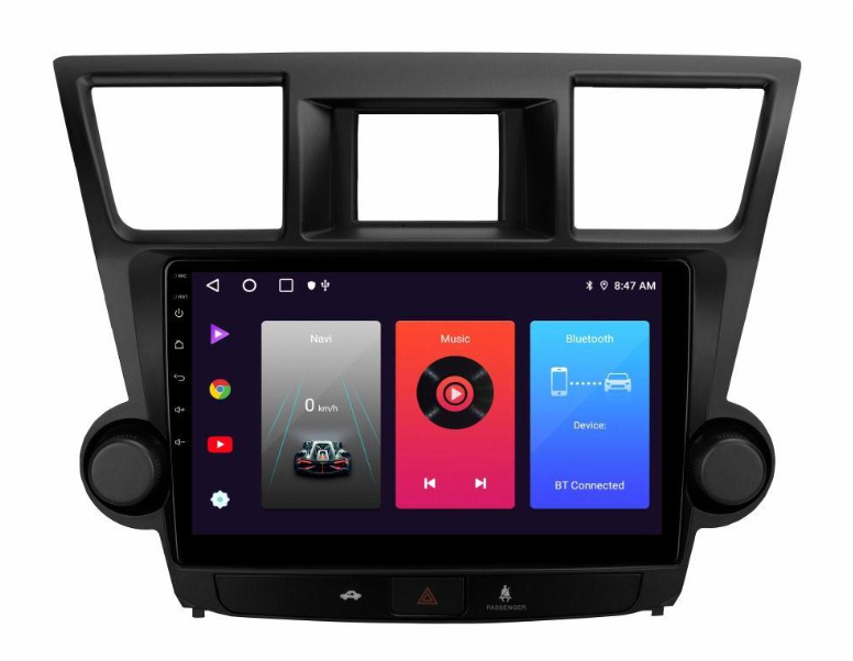 Автомагнітола штатна Sigma F10216 2/32 GB для Toyota Highlander 2 XU40 2007-2013 F2 L1 10" (AR-86639)