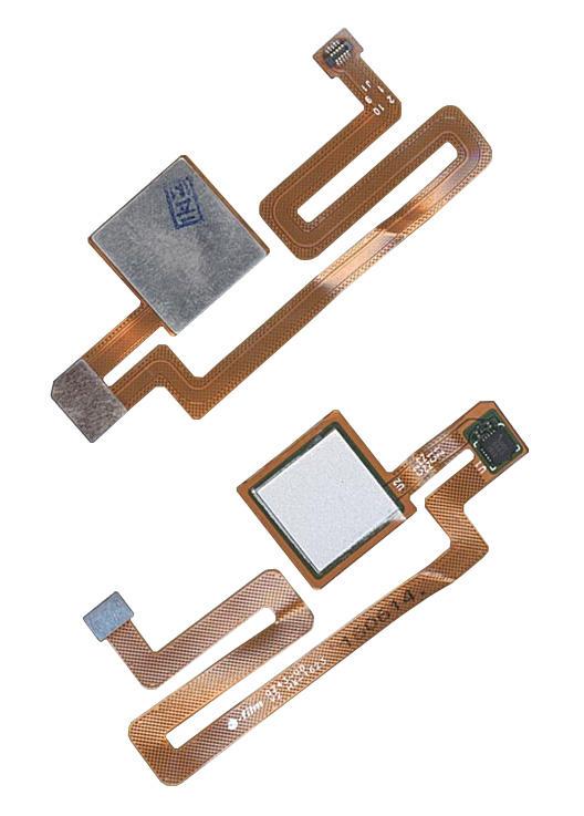 Шлейф со сканером отпечатка пальца для Xiaomi Mi Max Серебристый