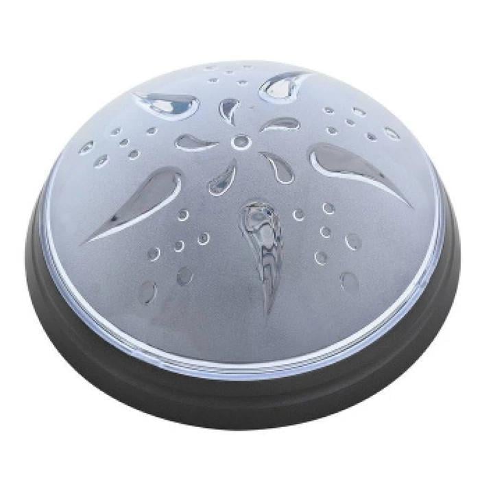 Світильник пластиковий HOROZ ELECTRIC УФО Роза Вітрів Е27 230V IP20 Димчатий (400-211-101)