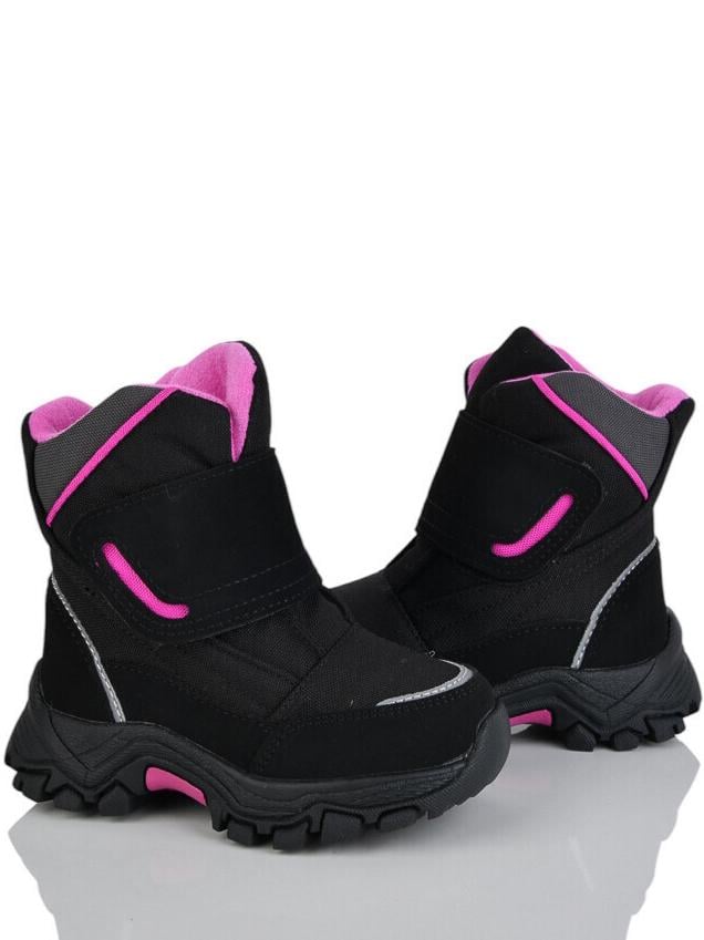 Сноубутсы на овчине Kimbo FGN591-1P р. 25 Черно-малиновый