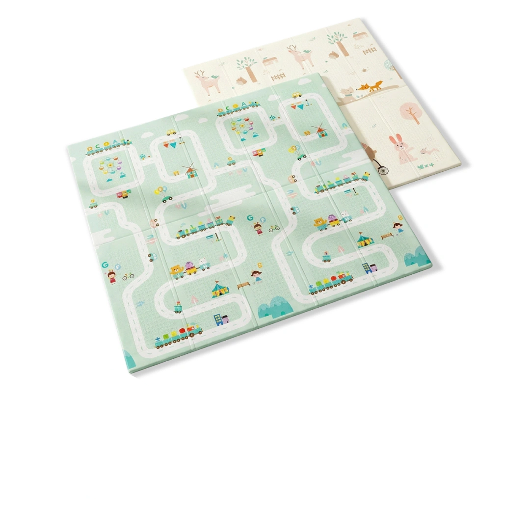 Килим ігровий дитячий LEOBRO двосторонній з антиковзною поверхнею з поліуретанової піни 180x200x1 см (LB-1038)