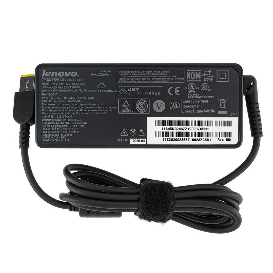 Блок питания для ноутбука Lenovo ThinkPad E531 20V 4,5A 90W Square (216693)