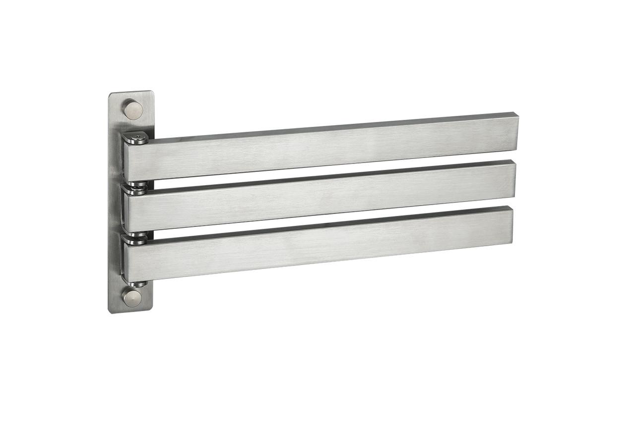 Полотенцедержатель Frap F30413 поворотный 3-й нержавеющая сталь 278 мм Полотенцедержатель Frap F30413 поворотный 3-й нержавеющая сталь 278 мм