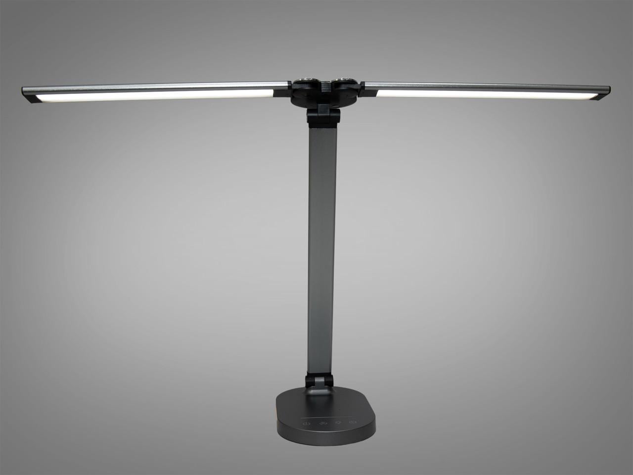 Настольная лампа LED в детскую с ночником 5508GR-LS 14W Серый  (2140355286)