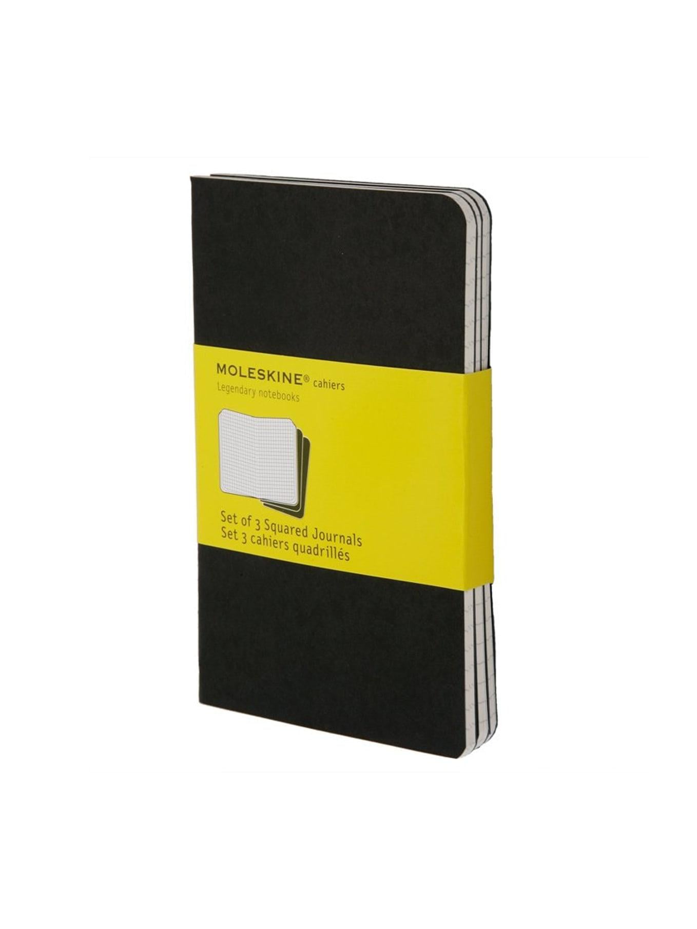 Блокнот Moleskine Cahier карманный Клетка Черный (QP312)