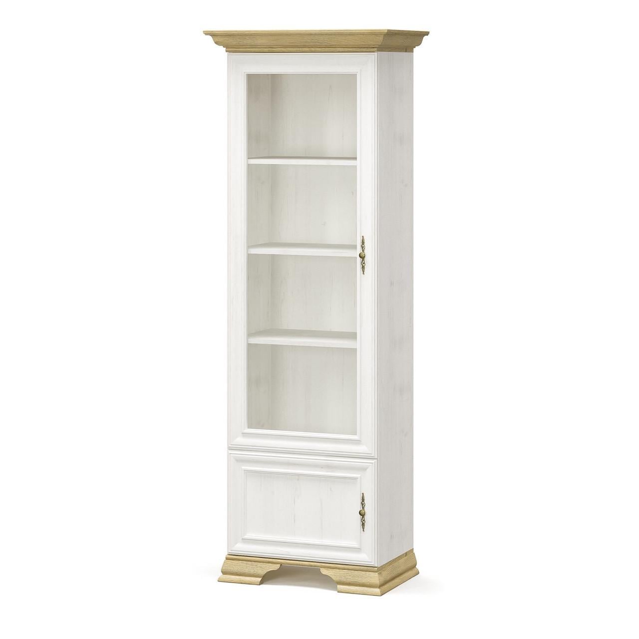 Пенал-витрина Мебель-Сервіс 1В1Д Ирис Андерсон пайн/Дуб золотой (27040201)