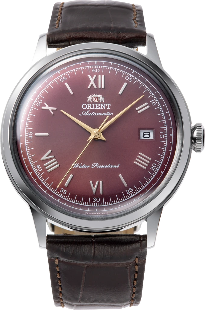 Наручний годинник чоловічий Orient Bambino Version 2 RA-AC0026R30B з сталевим корпусом WR 30 м Червоний (3124584447)