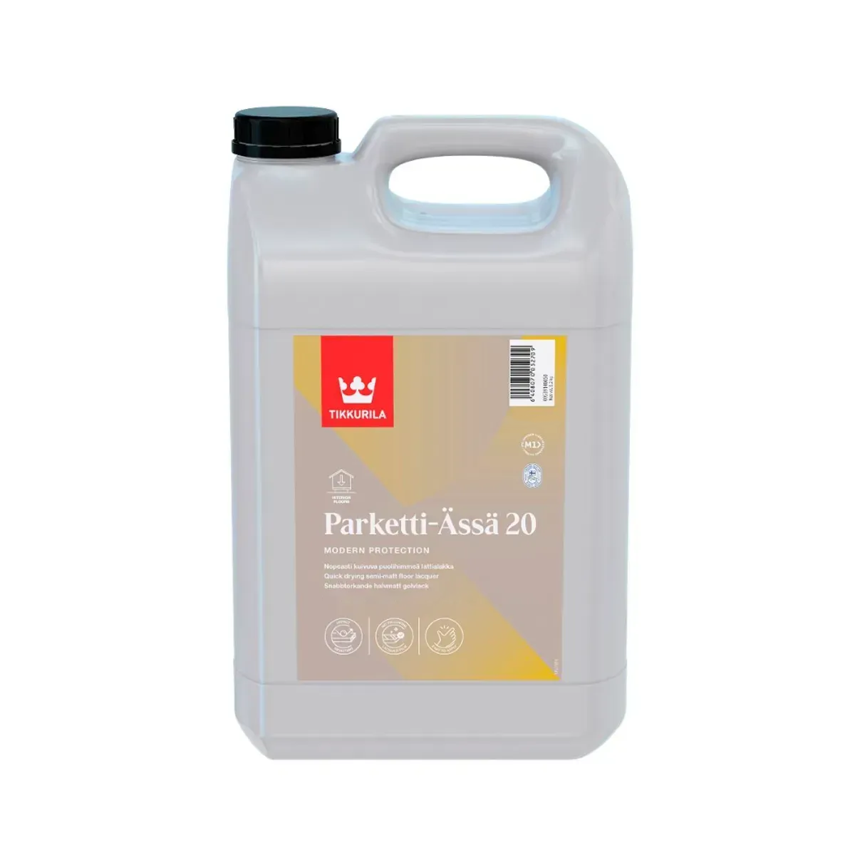 Лак полуматовый TIKKURILA Parketti-Assa 1 л (1460700017)