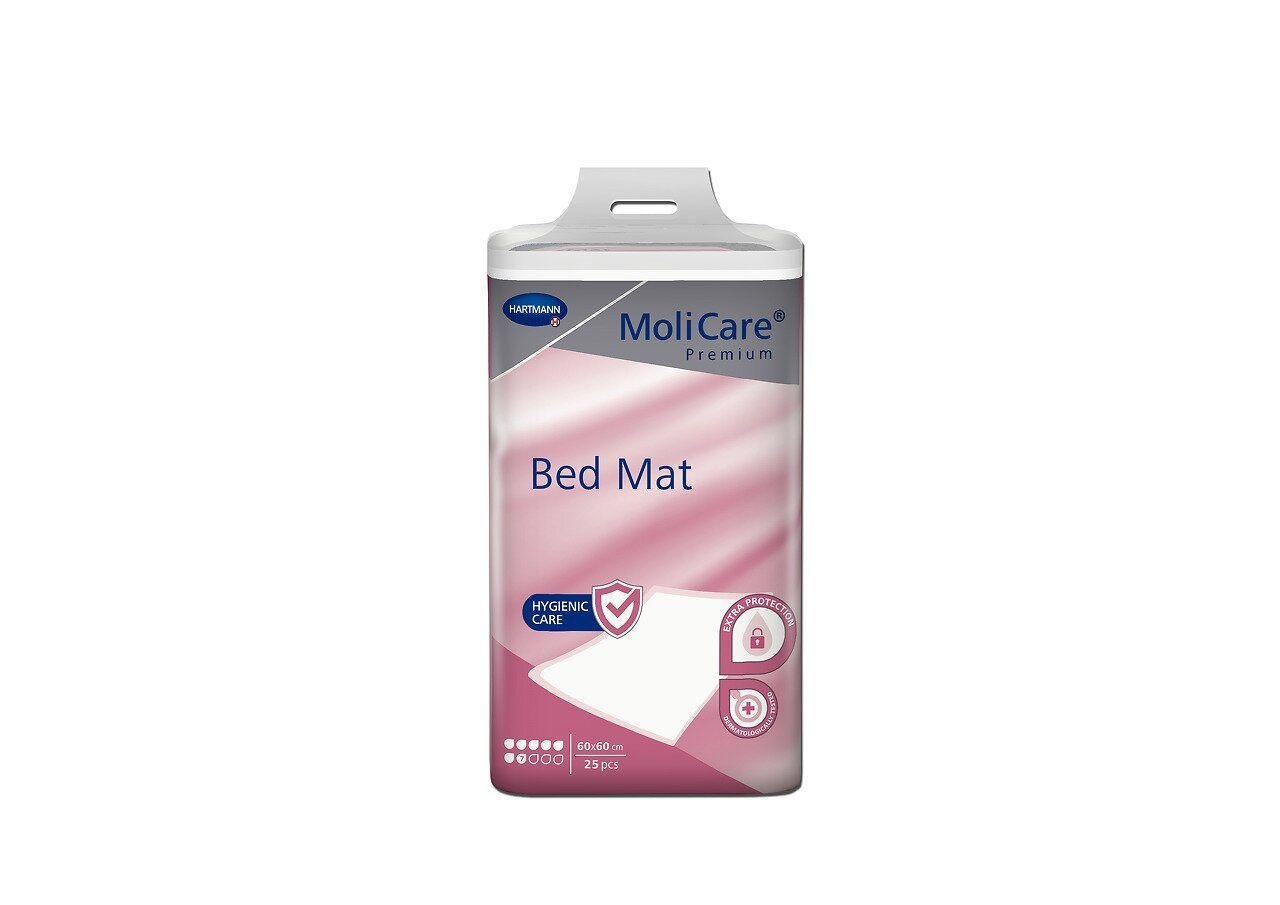 Пелюшка поглинаюча гігієнічна MoliCare Premium Bed Mat 7 крапель 60x60 см 25 шт.