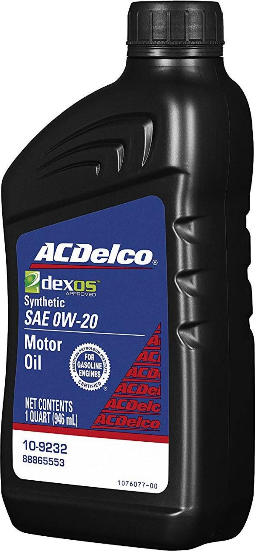 Мастило ACDelco Dexos1 Full Synthetic 0w-20 0,946 л - фото 1