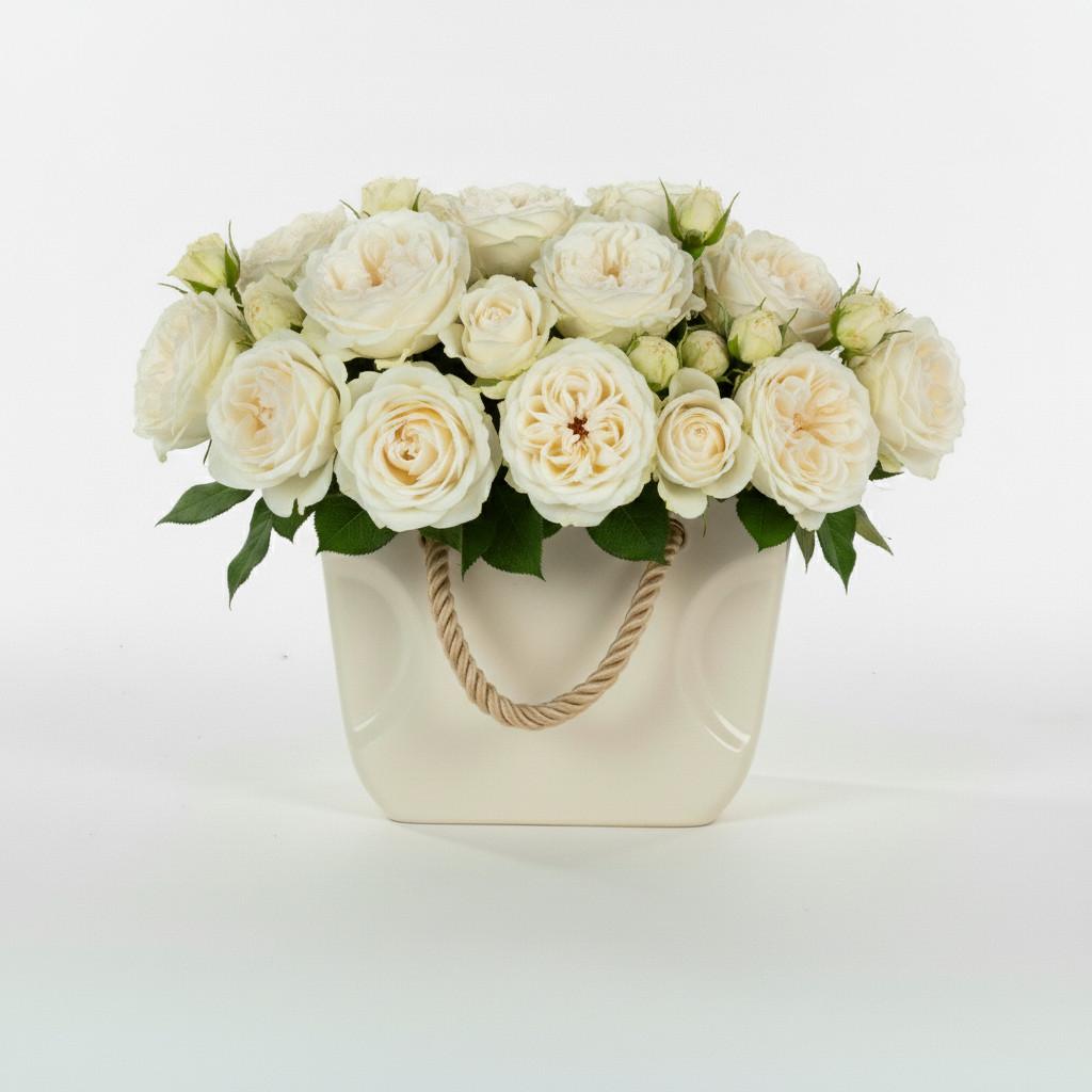 Ваза Nana ceramics Сумка 17 см (9037)