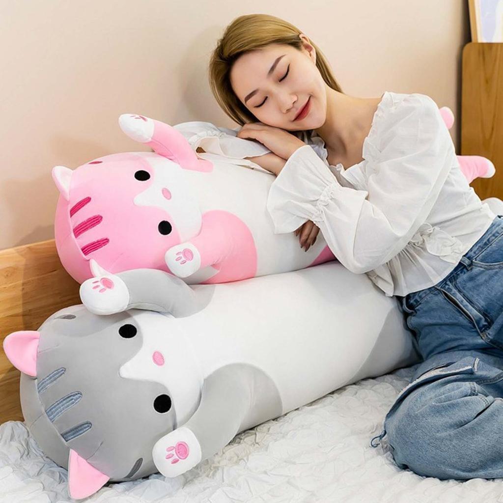 М'яка іграшка Кіт Батон 90 см Рожевий (MIKB-90-90) - фото 4