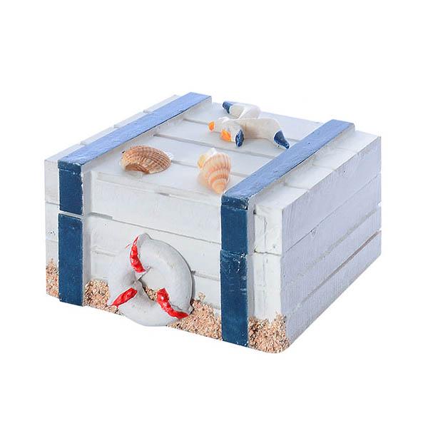 Шкатулка МДФ Морская STENSON 9х6 см (N00644)