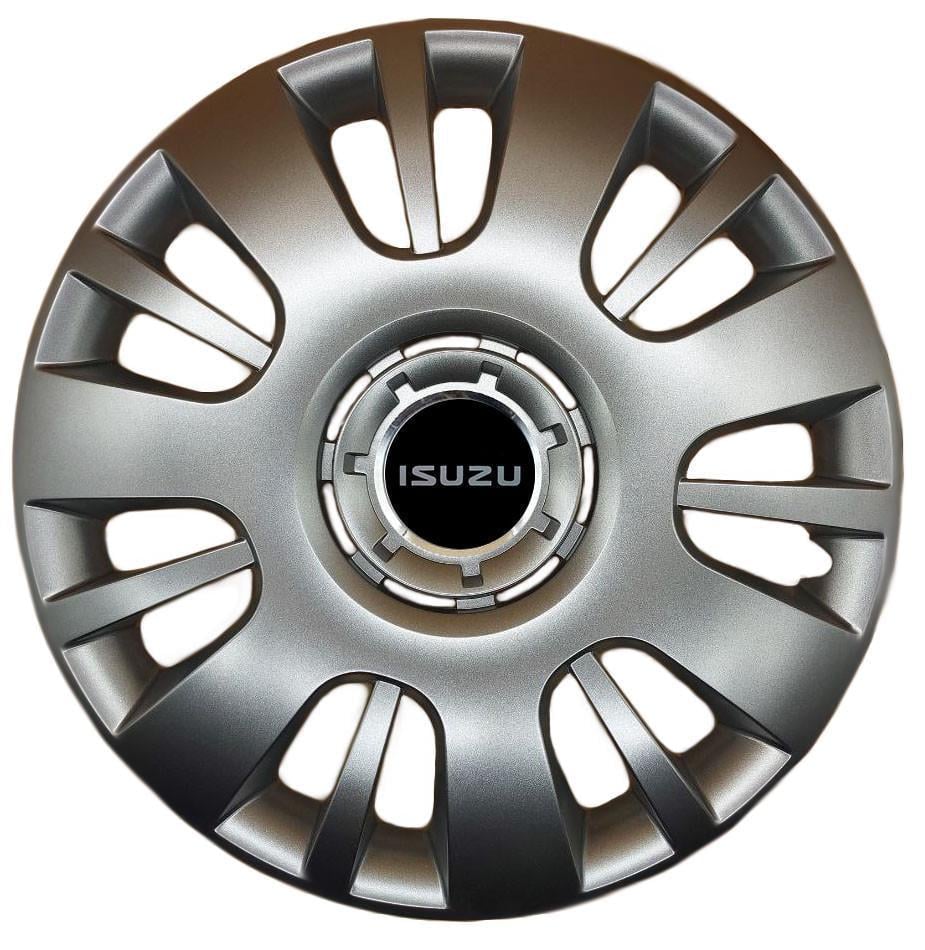 Колпаки SJS 222 с логотипом Isuzu 4 шт. R14 Серебряный (2789079970)