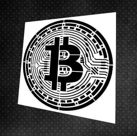 Трафарет багаторазовий DFA Біткоїн 1 для штукатурки та фарби (X00027)