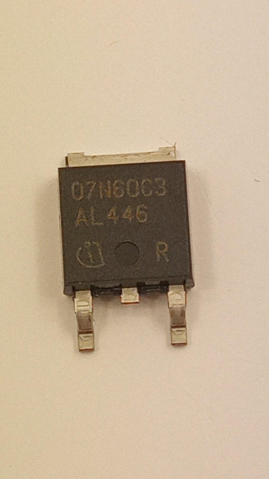 Транзистор SPD07N60C3 TO-252 n-channel 650V 7.3A 0,6Om