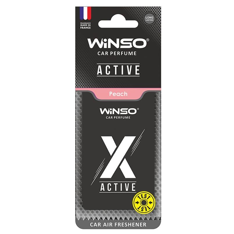 Освежитель воздуха Winso X Active целлюлозный ароматизатор Peach