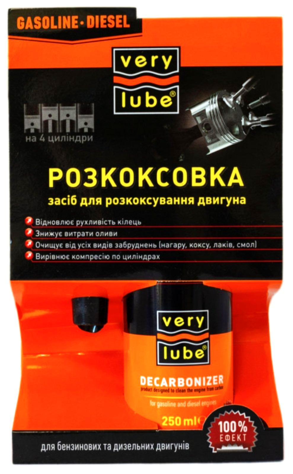 Антикокс Verylube раскоксование поршневых колец 250 мл (XВ 30033)