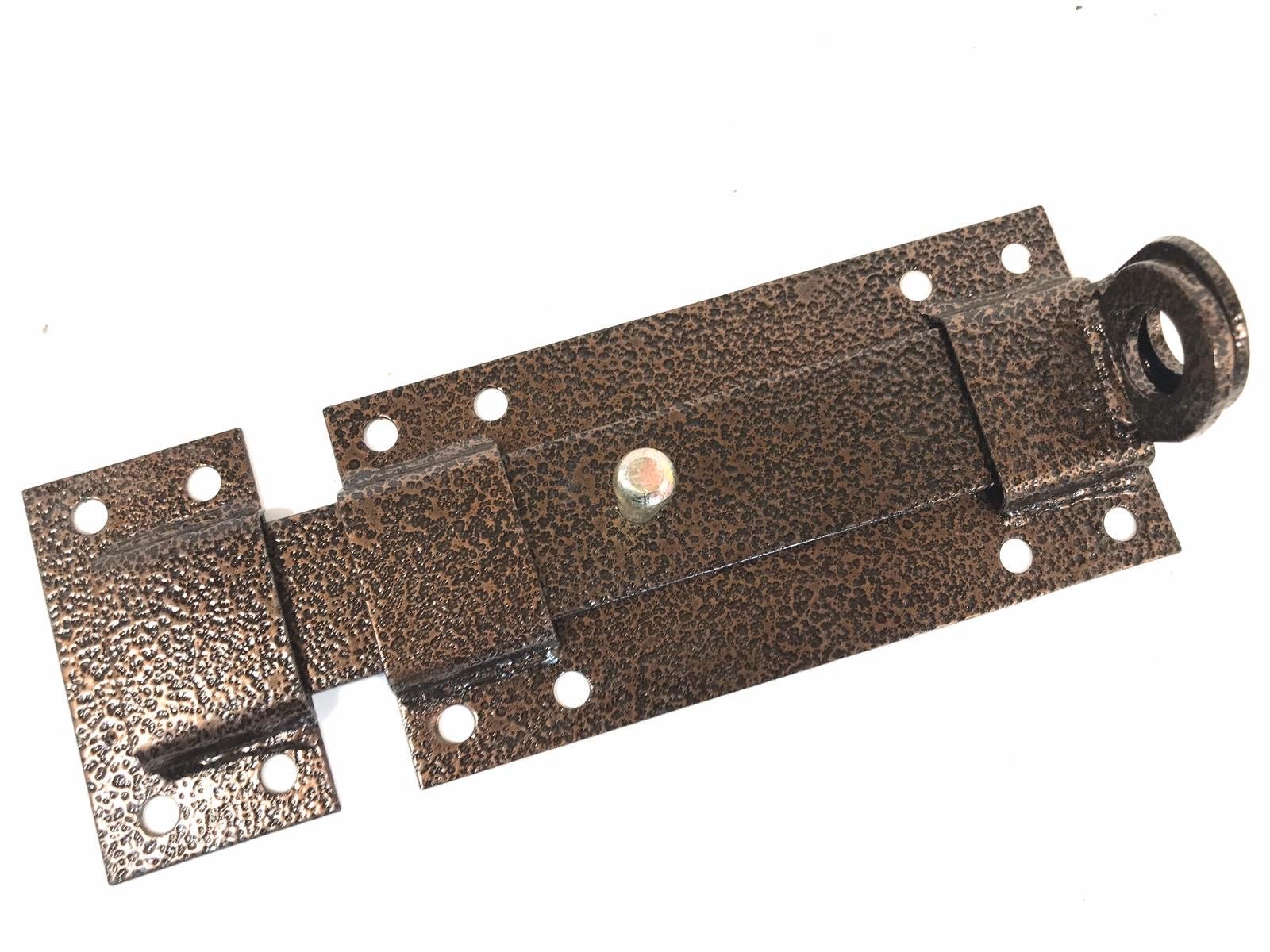 Засув шпінгалет плоский Харків Великий 180x90 мм Коричневий