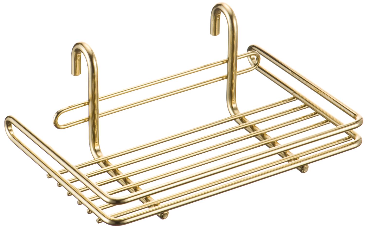 Полка на рейлинг Lemi Золотой (30806)