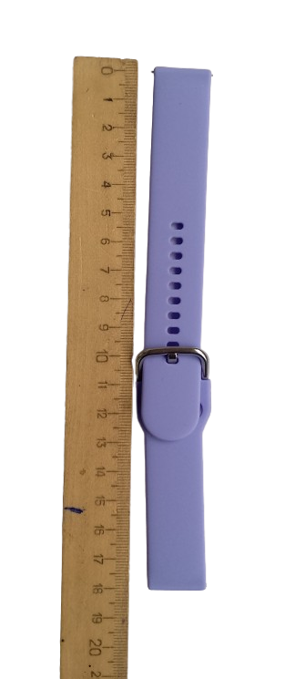Ремешок для часов силиконовый 180х20 мм Elegant purple (3790) - фото 3 Ремешок для часов силиконовый 180х20 мм Elegant purple (3790) - фото 3