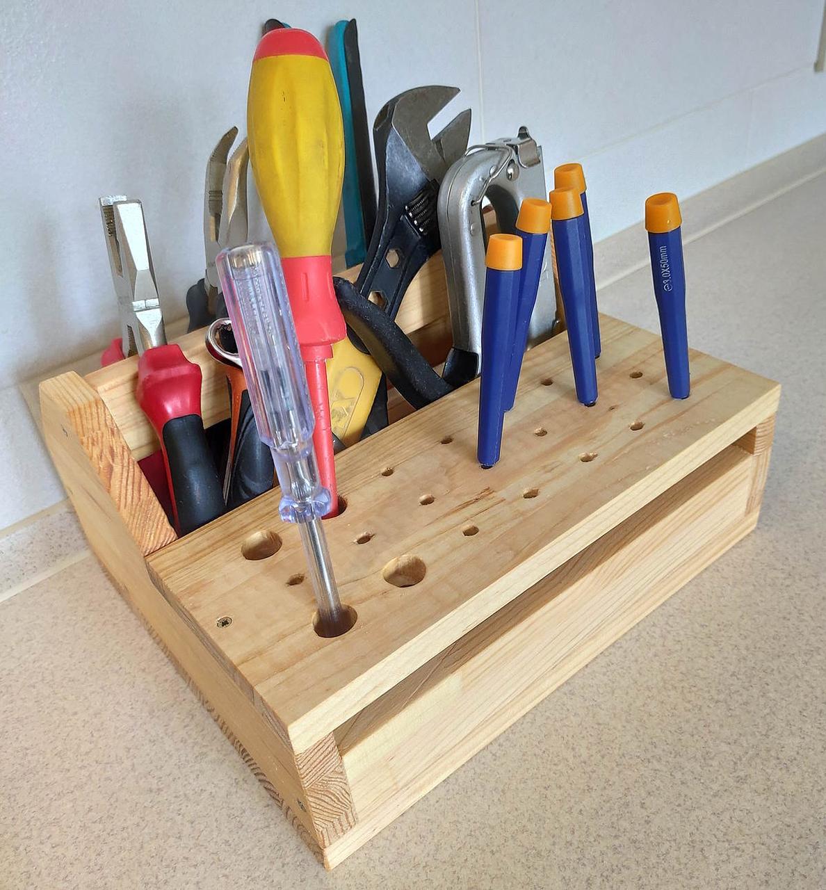 Органайзер для инструмента деревянный (2087890126) - фото 2 Органайзер для инструмента деревянный (2087890126) - фото 2