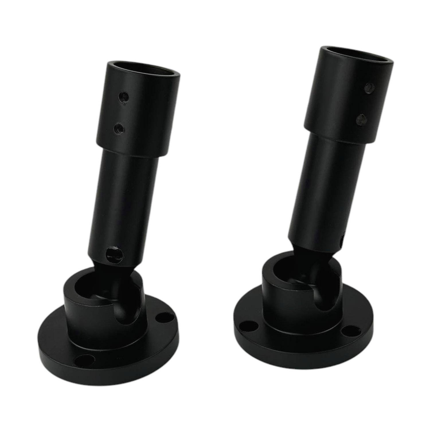 Набір кріплень 2 шт. 31х60 мм з основою 55х28 мм для гнучкого неону ⌀ 25 мм Чорний