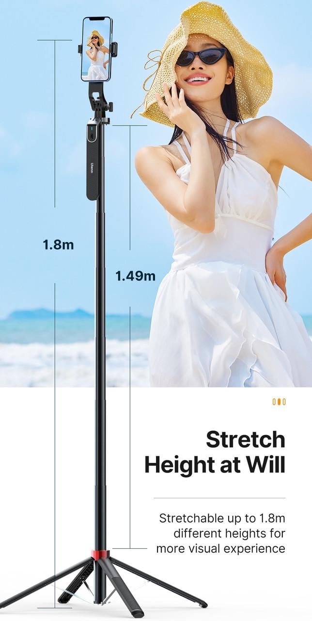 Штатив с пультом Ulanzi MA09 180 см (25397292) - фото 9 Штатив с пультом Ulanzi MA09 180 см (25397292) - фото 9