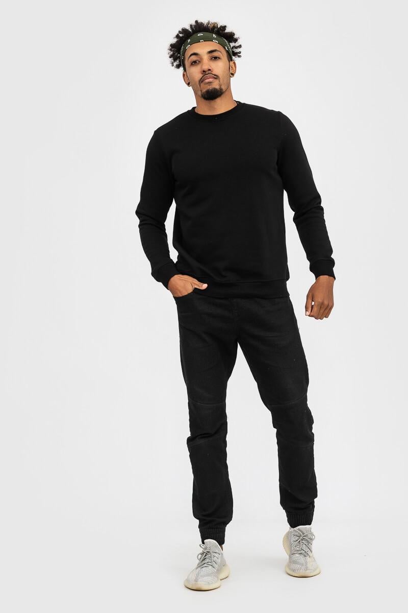 Світшот утеплений RAY BASIC U0301 UNISEX 5XL Чорний - фото 5