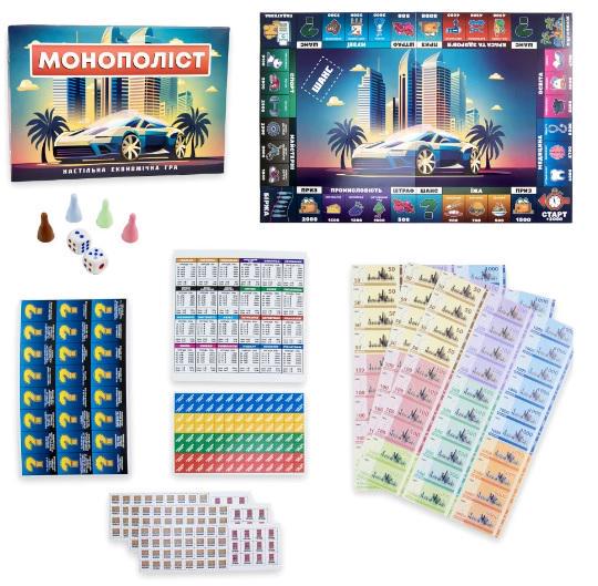 Настільна гра Strateg Монополіст (MTT-164687)