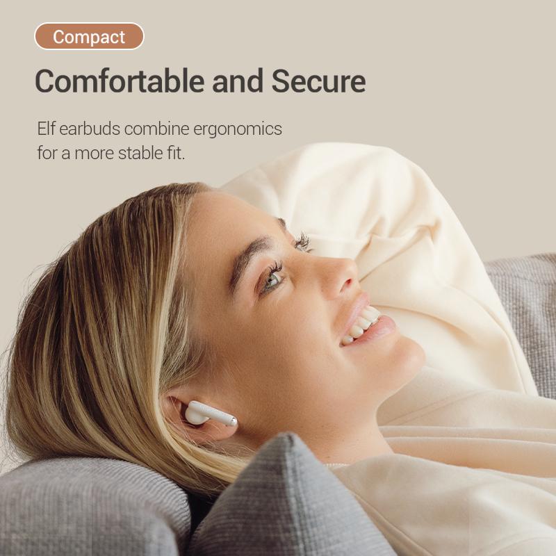 Навушники бездротові Vention Elf E03 Bluetooth 5.3 TWS 10 мм 30 год відтверення AAC/SBC Hi-Fi водонепроникні IPX5 Рожевий (NBHP0) - фото 11