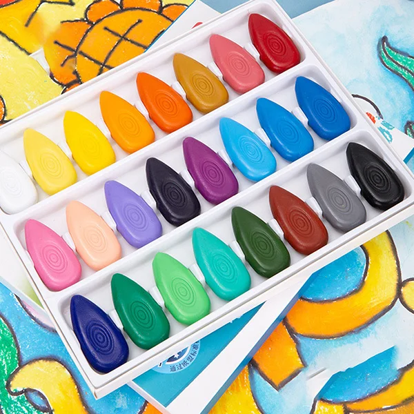 Набір для творчості Віскові олівці для дітей 24 шт. (Y01262-2) - фото 6