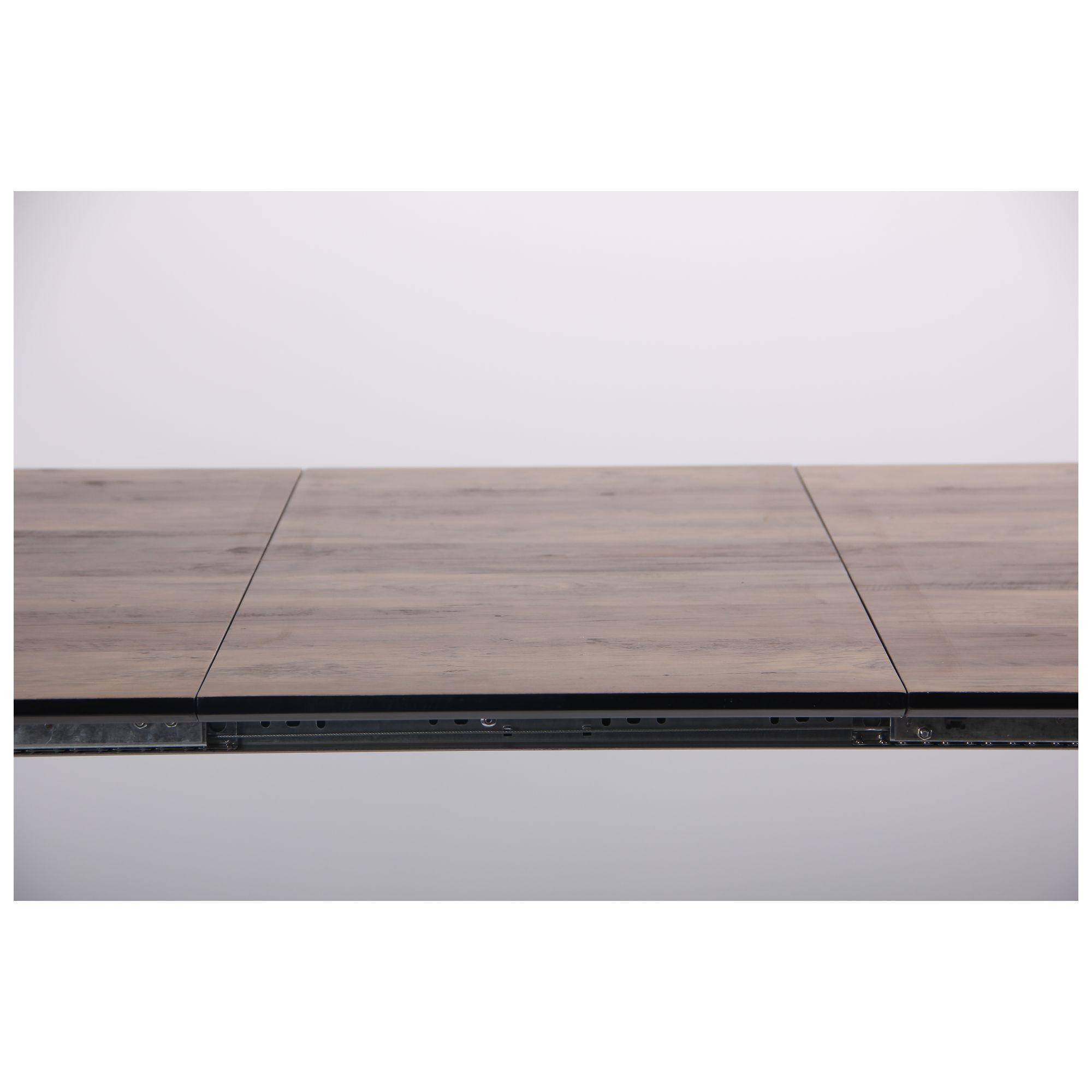 Обідній стіл AMF Orlando 760х1200+400х800 розкладний Чорний/Дуб шервуд - фото 7 Обідній стіл AMF Orlando 760х1200+400х800 розкладний Чорний/Дуб шервуд - фото 7