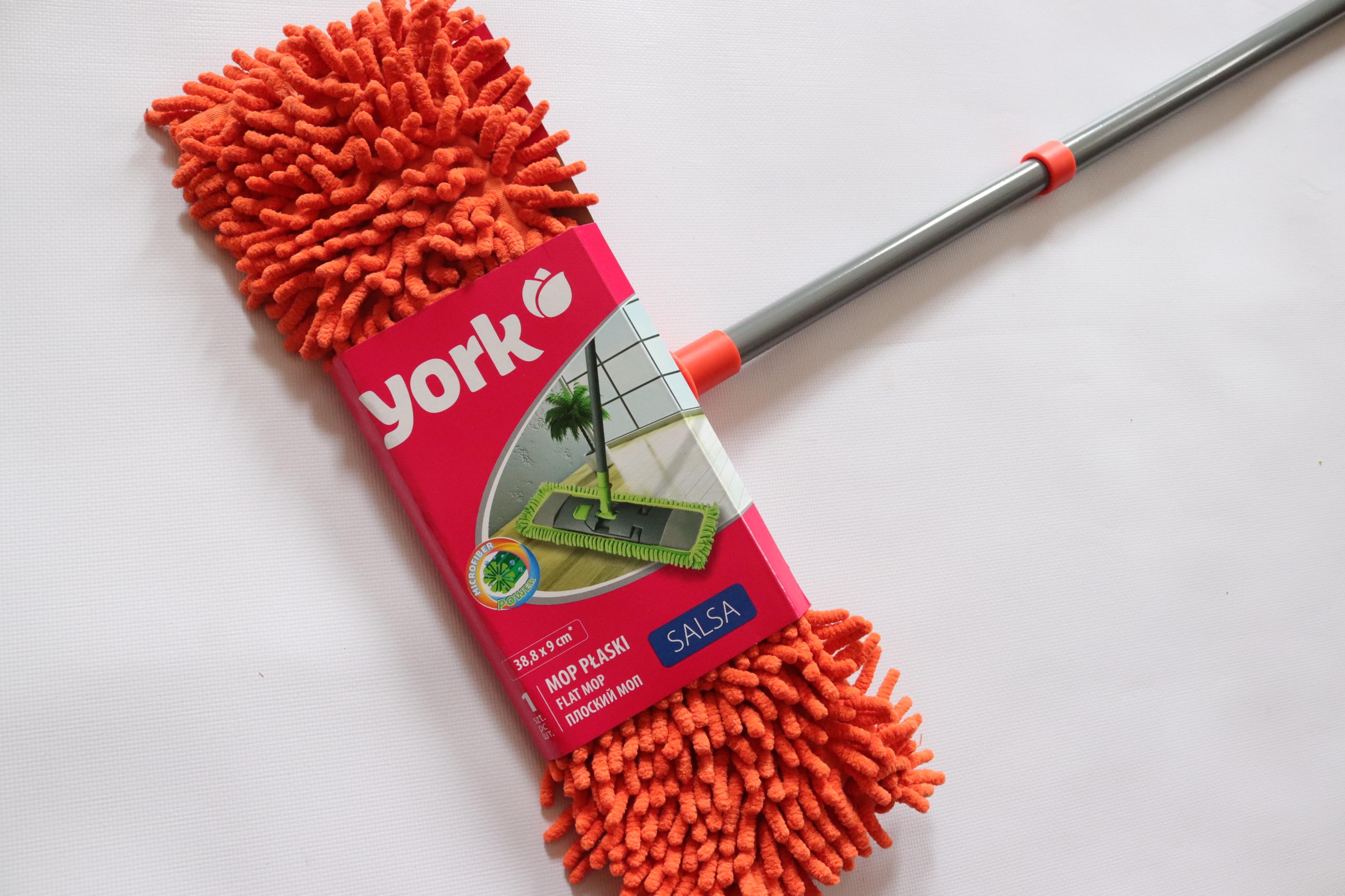 Швабра для підлоги York Salsa з мікрофібри Помаранчевий (39526534)
