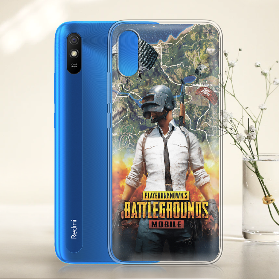 Чехол BoxFace Xiaomi Redmi 9A PUBG Mobile Прозрачный силикон (40304-up2309-40304) - фото 2