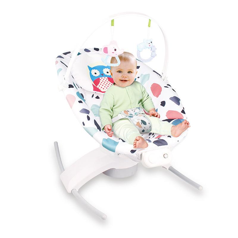 Дитячий шезглонг-гойдалка Multifunction Baby's Cradle Bed Різнокольоровий - фото 2 Дитячий шезглонг-гойдалка Multifunction Baby's Cradle Bed Різнокольоровий - фото 2