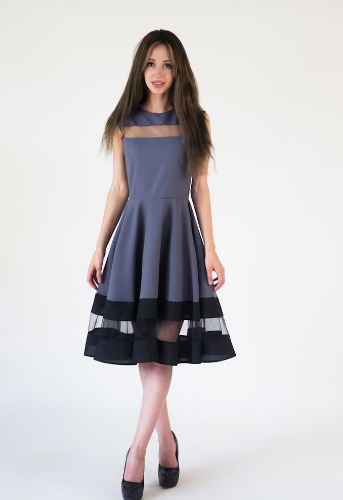 Платье Podium Stefani 21331-GREY L Серый