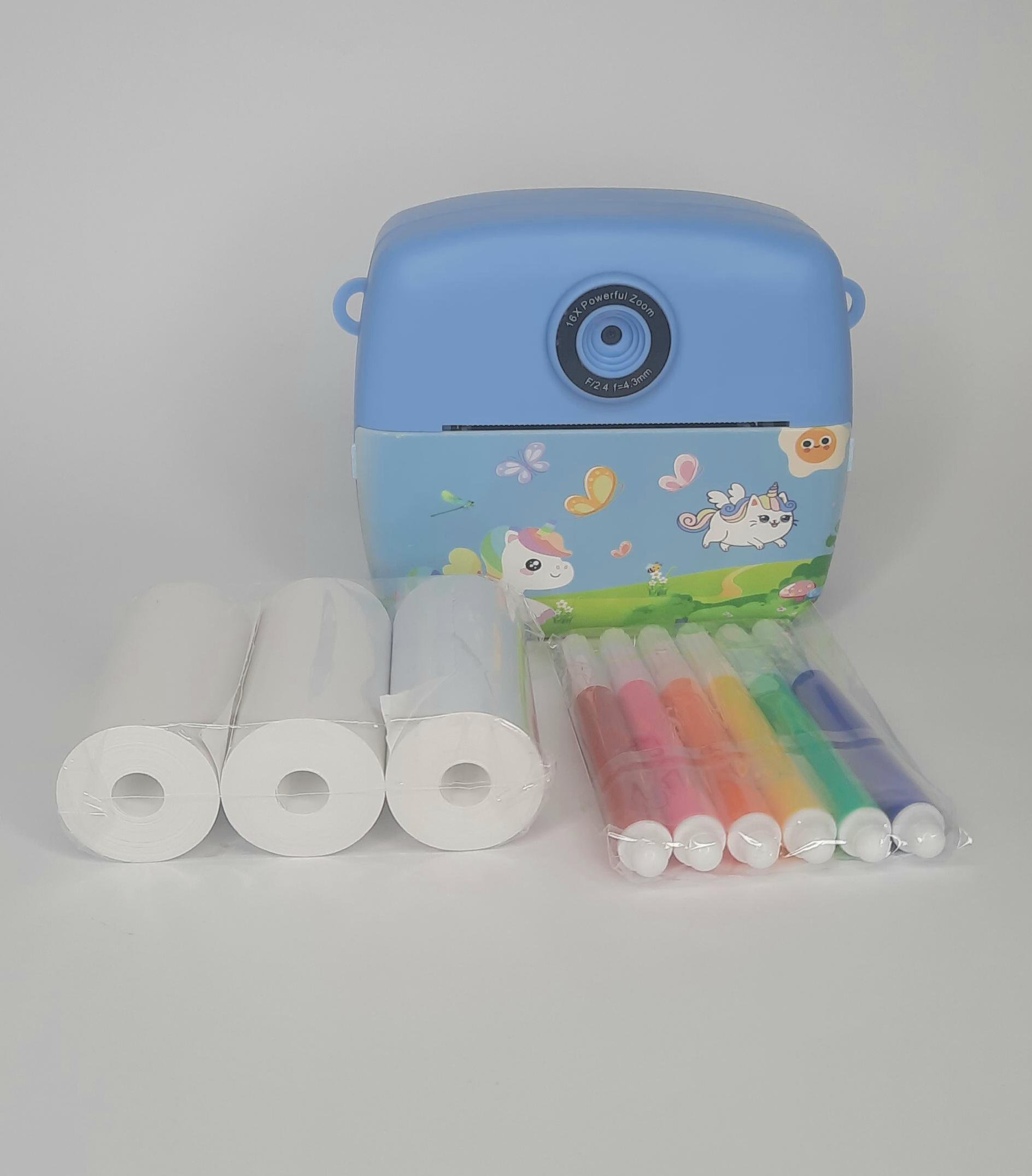 Камера дитяча цифрова з моментального друку фото Poddy pony Blue (C10) - фото 3 Камера дитяча цифрова з моментального друку фото Poddy pony Blue (C10) - фото 3