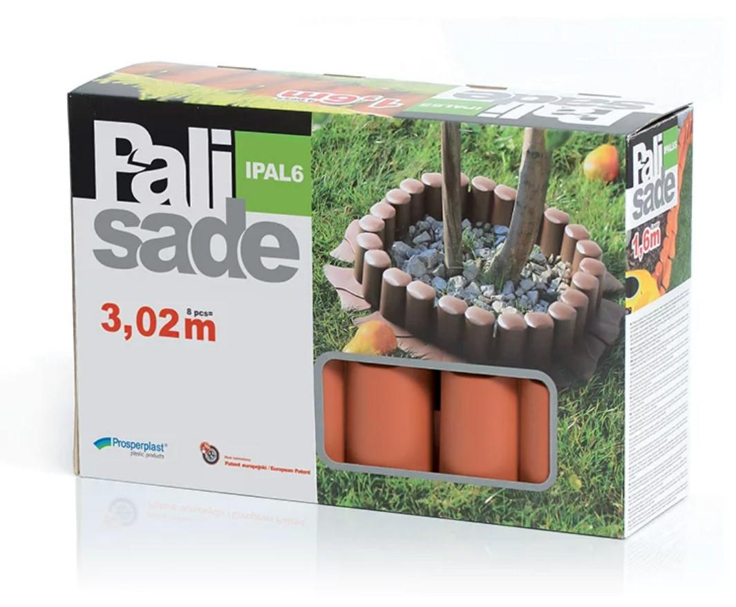 Бордюр садовый Prosperplast Palisada ogrodowa 3,02 м Терракотовый (IPAL6-R624) - фото 4 Бордюр садовый Prosperplast Palisada ogrodowa 3,02 м Терракотовый (IPAL6-R624) - фото 4