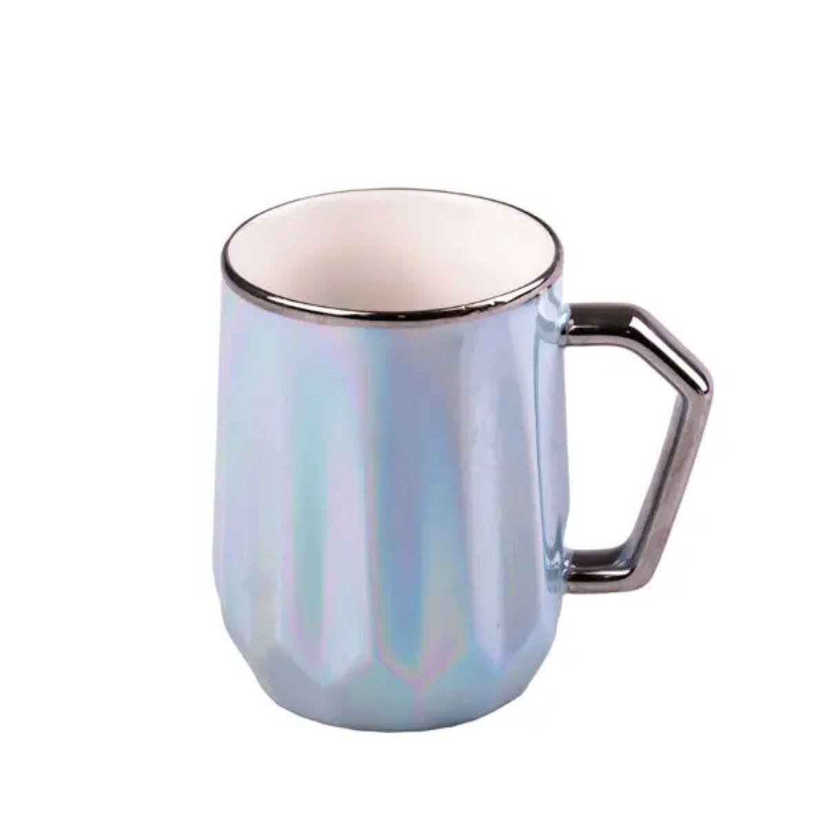 Чашка керамічна Light House у дзеркальній глазурі 450 мл (LG-20154)