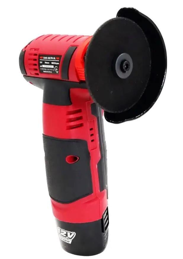 Машина шлифовальная угловая мини аккумуляторная Edon OAG-20/76 OL круг 75 мм (21482829) - фото 2 Машина шлифовальная угловая мини аккумуляторная Edon OAG-20/76 OL круг 75 мм (21482829) - фото 2