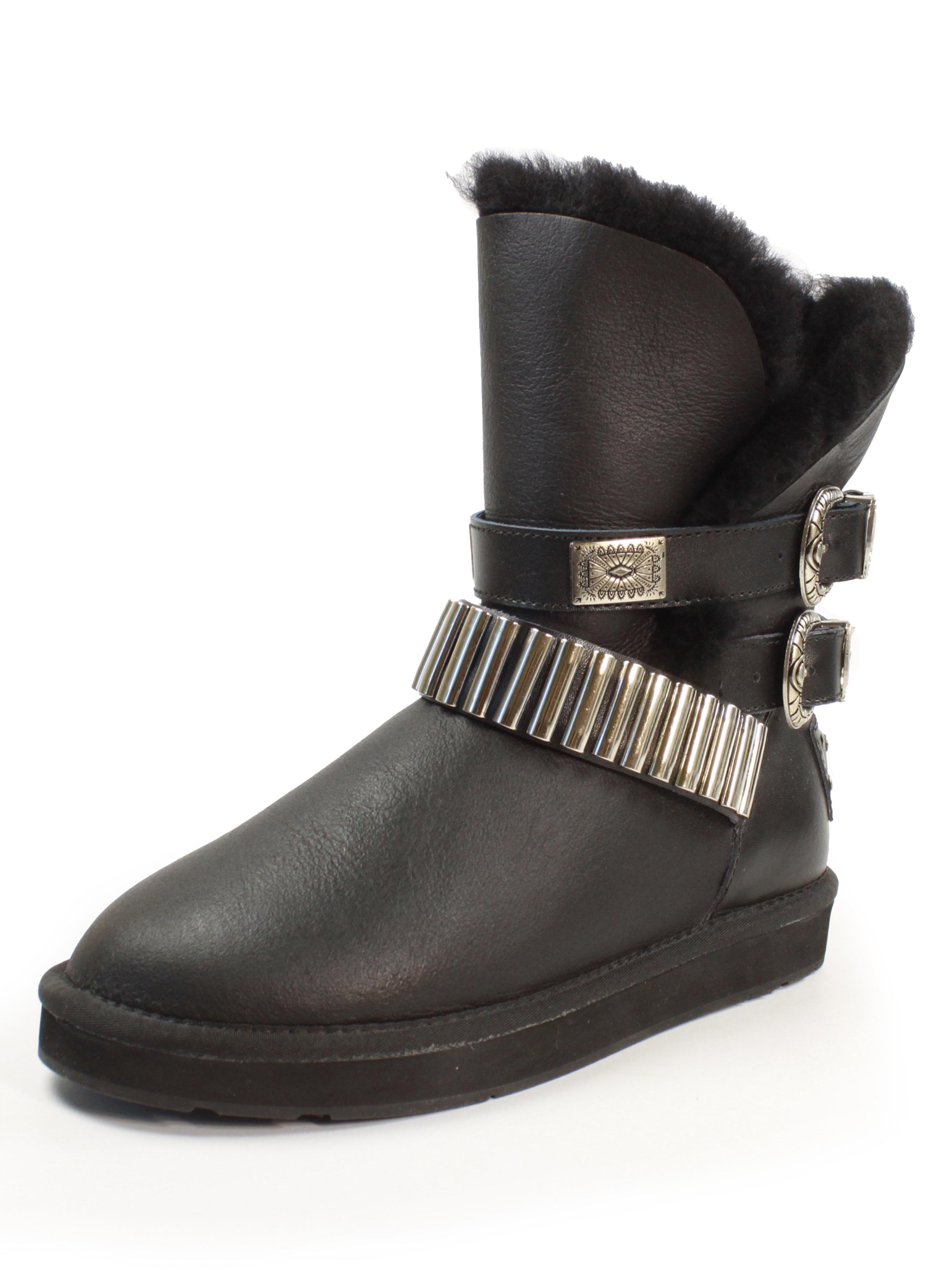 Угги женские It-girl 16-6046 р. 36 Black (16-6046_36) - фото 4