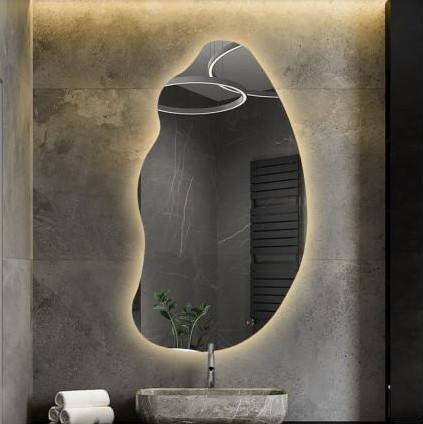 Зеркало фигурное с задней фоновой подсветкой Prim 175x100 см