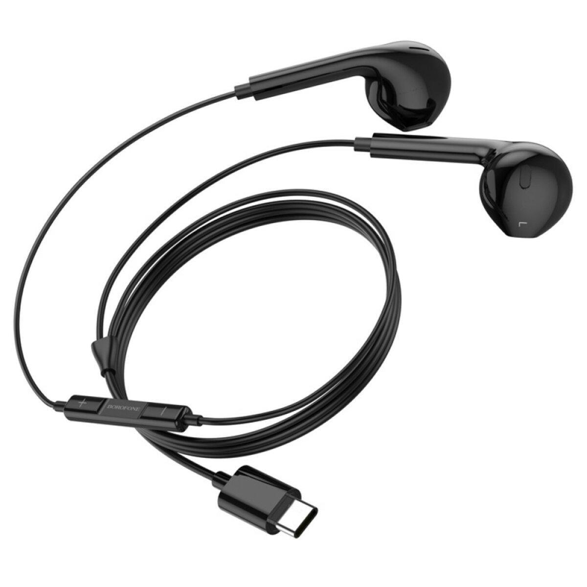 Наушники Borofone BM80MCB Magnificent Type-C Black (12638858)