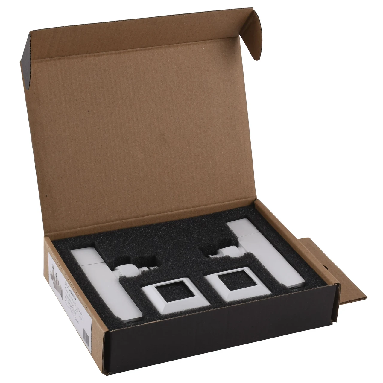 Комплект полуоборотных кранов угловых с американкой Solomon LUX 1/2" CUBE 8888 White (23500542) - фото 9 Комплект полуоборотных кранов угловых с американкой Solomon LUX 1/2" CUBE 8888 White (23500542) - фото 9