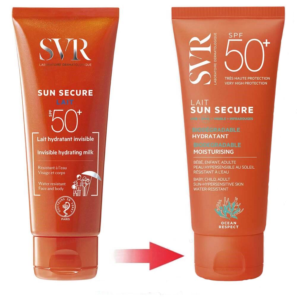 Солнцезащитное молочко SVR Sun Secure Invisible Hydrating Milk SPF 50+ 100 мл (1613284062) - фото 3 Солнцезащитное молочко SVR Sun Secure Invisible Hydrating Milk SPF 50+ 100 мл (1613284062) - фото 3