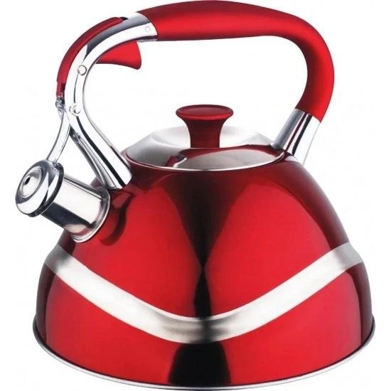 Чайник со свистком Edenberg EB-7010 из нержавеющей стали 3 л Красный (57-46-EB-7010-2)