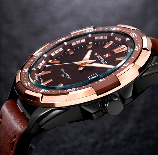 Годинник наручний чоловічий Naviforce Advanter Brown (1064) - фото 3 Годинник наручний чоловічий Naviforce Advanter Brown (1064) - фото 3