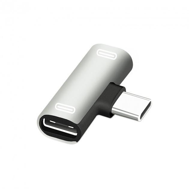 Переходник Alitek USB type-C male/2 USB type-C female (1134294673)